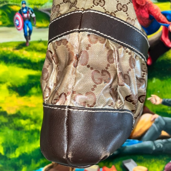 Gucci: Mixed Monogram GG Crystal Coated Hobo Shoulder Bag - Picture 15 of 17